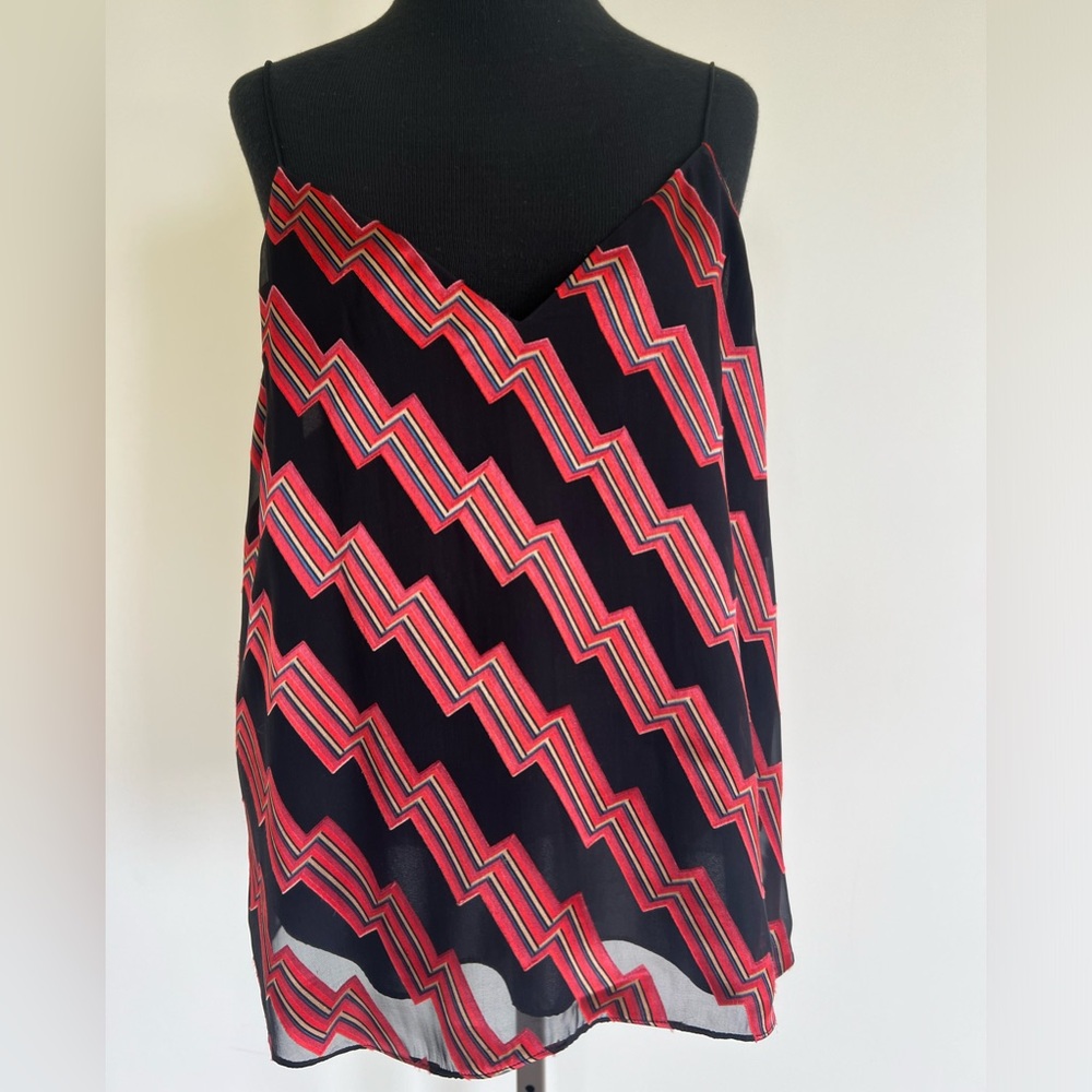 Alice+ Olivia silk spaghetti strap top Medium NWOT - Picture 11 of 11